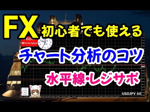 FXガチ初心者でも使える「水平線」チャート分析の考え方