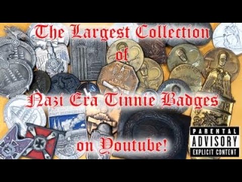 I am not a Nazi … But I might have the largest Third Reich German Tinnie Badge Pin Collection