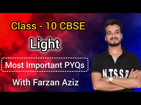 Class 10 Science | Light Reflection & Refraction PYQs MCQs 2026 Farzan Sir #Boards #cbse #ncert