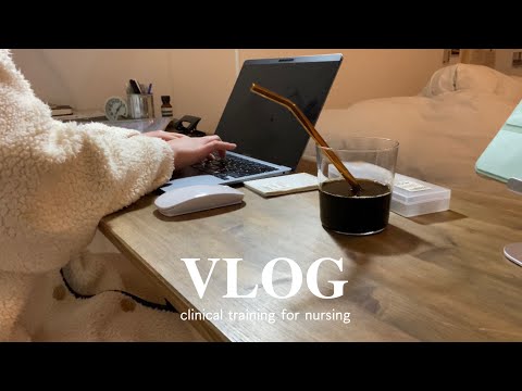 ［vlog］朝5時起きから始まる地獄の実習中の看護学生✍🏻📝/  実習4日間に密着 / 看護学生は辛いよ😵‍💫