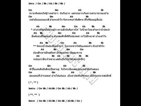 คอร์ดเพลงจังหวะนี้#ตีคอร์ดกีต้าร์@ฟ้าใสคนสวย