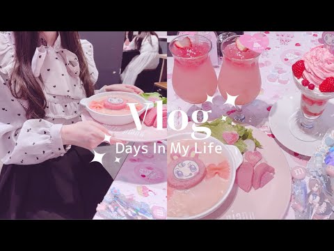 ［vlog］量産型女子渋谷109春服お買い物する3日間🎀 | メゾピアノカフェ | カイジ展 | お花見🌸