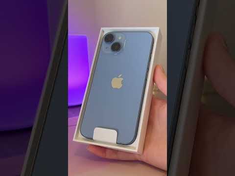 The blue is honestly beautiful 🥺 #shorts #unboxing #unboxingiphone14 #iphone14