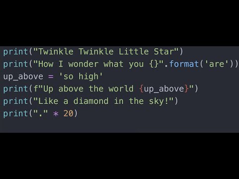 More Printing and Formatting in Python - Exercise 7