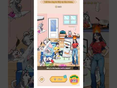 Brain Puzzle Tricky Quest | New Level Dog Does Chores - Tell the dog to tidy up the room #braingames