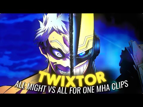 Iron Might vs All For One - TWIXTOR Clips 4K | My Hero Academia Season 7 Episode 21