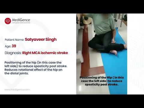 Satyaver Singh - Hip positioning Exercises For Reducing Left Hip Spasticity