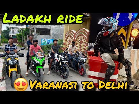 Ladakh Trip Start Day-01 Varanasi to Lucknow 😥 Ride me  Late ho gya 😱 #youtube #lehladakhtourism 