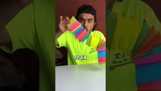 I MADE STICKY NOTES Waterfall ? 🤫 #short #shorts