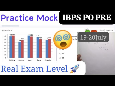 🎯Practice Mock IBPS PO Live Mock test 📚✍️20 July | Share your Score 📝👆 | How to attempt mock test 🗒