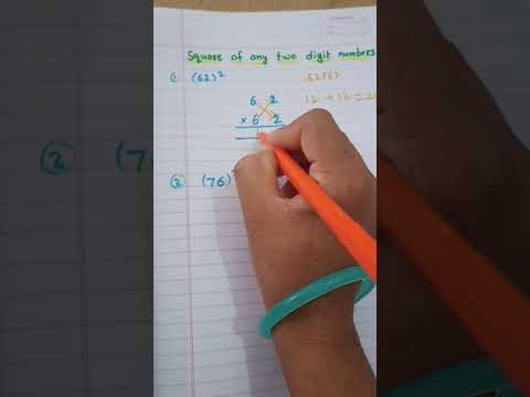 square of any two digit number# square trick#