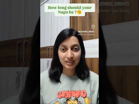 How long should your naps be