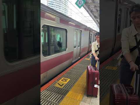 🇯🇵 日本　東京駅　上野東京ライン　赤電　e531 TOKYO JAPAN #鉄道 #train #電車