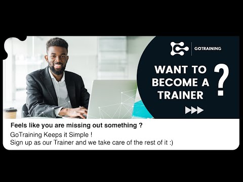 Become a trainer Online now at Gotraining ! Malaysia | Best E-learning Platform