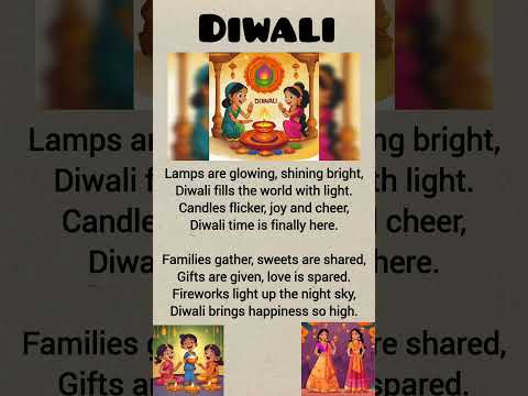 Diwali | Poems in English | English poem for kids | #shorts #knowledgetreasure