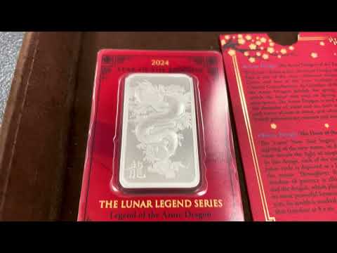 PAMP Lunar Dragon 2024 1 oz Silver Bar - Testing with Sigma Metalytics Verifier