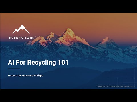 Breaking Down AI for Recycling: From Vision Systems to Data Analytics and Smarter Operations