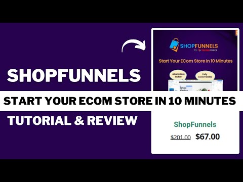 ShopFunnels Tutorial & Review 2024 | Best Ecommerce Store Builder | Saas LTD Hunter🔥