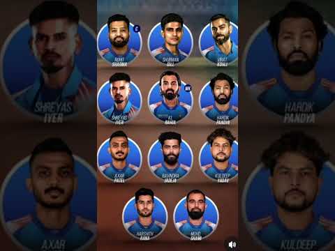 India team best playing 11 #cricket #ipl #viratkohli #championstrophy2025