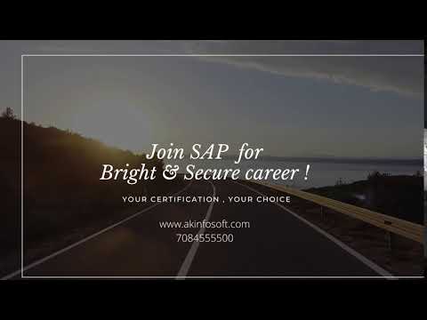 Join SAP  for Bright & Secure career !