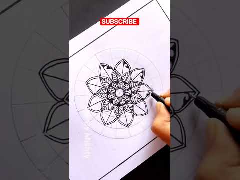 easy mandala art | easy mandala drawing | mandala drawing easy | mandala drawing for beginners