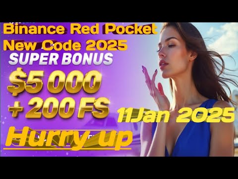 Binance Red Pocket code 11 Jan 2025 Today