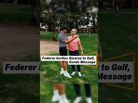 Federer Invites Alcaraz to Golf, Sends Message #tennis #golf