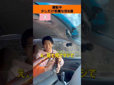 【ドライブあるある】運転中少しだけ邪魔な奴6選#shorts