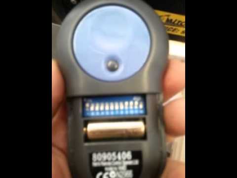 Merlin M802 programming instructions