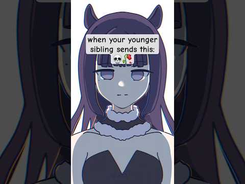Sibling Things 👀🫂 #relatable #inanis #hololive #funny #siblings #animationmeme #meme #vtuber #anime
