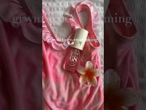 grwm to go swimming🌊#preppy #swimming  #summer #aesthetic #skincare #fyp #viral #grwm #shorts