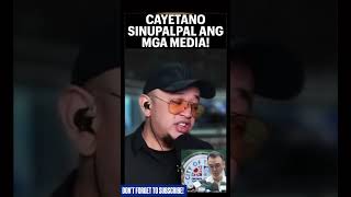 CAYETANO SINUPALPAL ANG MGA MEDIA!