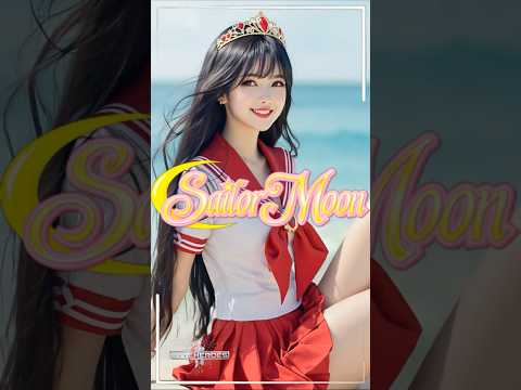 Sailor Moon-Beach  #ai #sailormoon