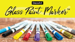 Introducing DecoArt Glass Paint Markers | DecoArt®
