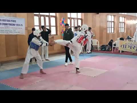 Haryana State Championship Tangsoodo Fight 2024 #tangsoodo #taekwondo