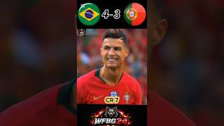 Brazil vs Portugal world cup final match Imaginary #trending 🤯#ronaldo Neymar 🤕 #football #viral CR7