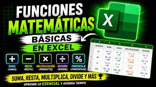 1. Basic MATHEMATICAL functions in Excel 📊 Excel COURSE for beginners