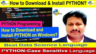 How to download and install PYTHON on Windows? Python for Students |Web Academy