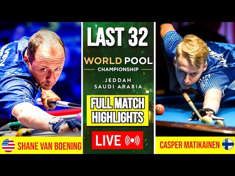 Shane Van Boening vs Casper Matikainen LAST 32 Highlights | World Pool Championship 2025 PART 1