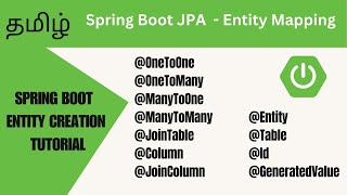 Spring Data JPA Mapping @OnetoOne @OneToMany | Entity Annotations (தமிழ்) @kilobytetechknowledge