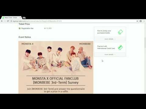 [Tutorial] How to join Monsta X's official fanclub (3rd generation Monbebe)