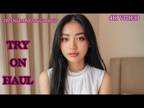 4K Latest Try On Haul Transparent | Try On New   Transparent Haul | Transparent lingerie | Lingerie