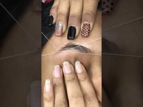 Eyebrows threading 🧵 ✨#eyebrowtutorial #eyebrow