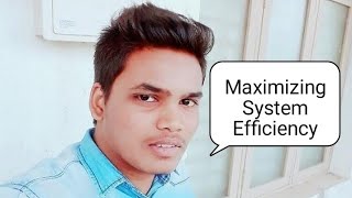 Maximizing System Efficiency (Energy Efficiency And Auditing )