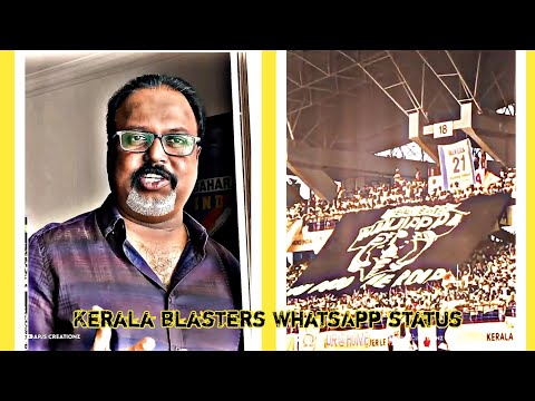 Kerala Blasters whatsapp status💛||Shaiju Damodaran kerala blasters full screen whatsapp status||