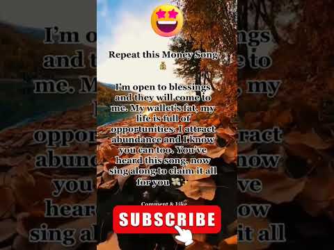 open the blessing - affirmation song - repeat everyday