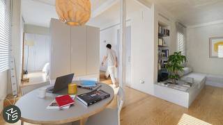 Architect’s Compact Minimalist Apartment with Smart Storage, Madrid 47sqm/506sqft