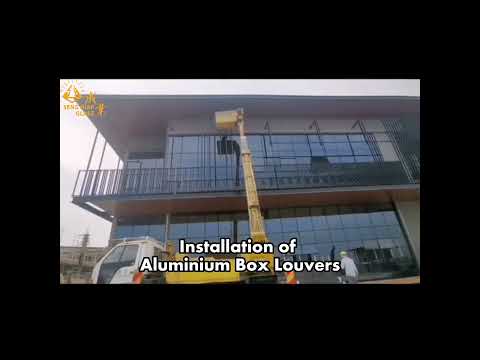 Delivery & Installation of Aluminum Box Louvers @ Plot 89 i-TechValley SiLC Iskandar