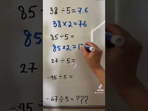Rapidly divide by 5 #mathematics #mathtrick #math