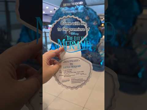 This Disney film premiere has the BEST singing! 😍 #thelittlemermaid #shorts
